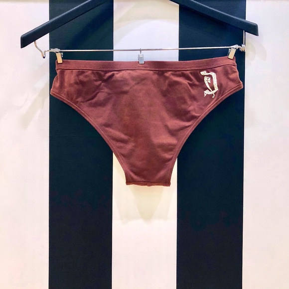 Men's Diesel Swimwear Brown Swimsuit Swim Brief Medium - Picture 3 of 9